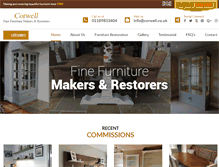 Tablet Screenshot of corwell.co.uk
